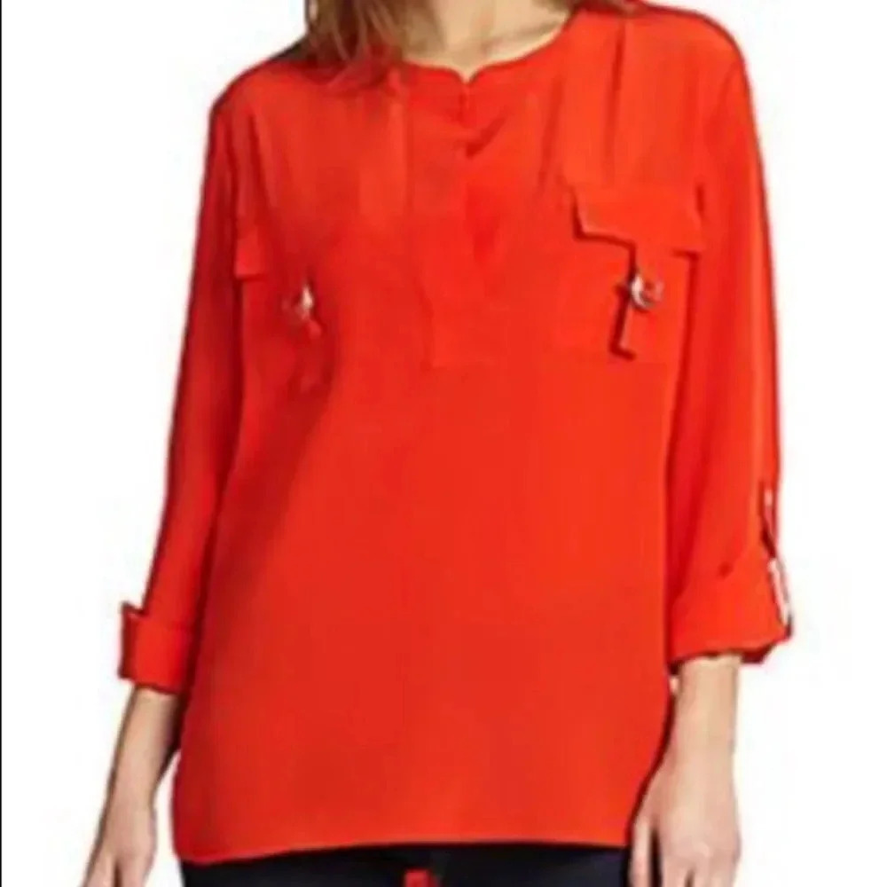 Diane Von Furstenberg Danielle Silk Blouse